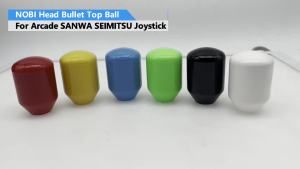 Đầu Bi Hình Bầu Dục Kiểu Mỹ Arcade NOBI Đầu Bi Đạn Đầu Bi Cho Cần Điều Khiển SANWA Kiểu Happ Máy Chơi Game Tự Chế Máy Đẩy Xu Hoạt Động Bằng Đồng Xu Dành Cho Trẻ Em Từ 3 Tuổi Trở Lên