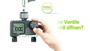 Bộ tưới cây tự động 30 đầu phun sương bằng đồng kèm van nước hẹn giờ RainPoint ITV205 cao cấp