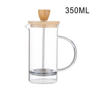 JUSTINLAU Coffee French Press Pot With Filter High borosilicate glass Hand Punch Coffee Pot Multifunctional Brewing Tea Milk Pot