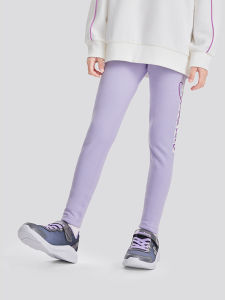 Skechers | Stretchable Knit Tights for Girls Mid to Older Children Spring and Autumn Wearable Warm Fashion Casual Sports Pants
