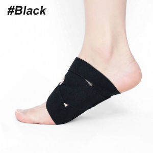 Foot Arch Support Brace - Wrap Corrector for Flat Foot Plantar Fasciitis Pain Relief Fallen Arches - Compression Sleeve Strap