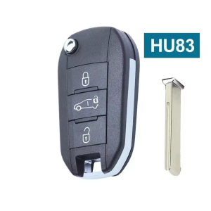 YOCASTY 433 MHz 46 Chip Flip Remote Car Key For Peugeot 208 2008 301 308 508 5008 For Citroen C-Elysee C4-Cactus Hella HU83 VA2