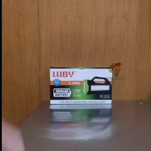 Senter Emergency Luby L-2683 LED 15 Watt Rechargeable 10 Jam