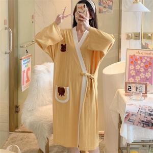 PAMPAS | Wearable Quick-Dry All-Season Cotton Gauze Water Absorbent Robe