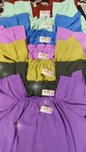 Setelan Hotpants Jumbo Plus Size dengan Blus Poliester - Fashion Wanita Terbaru