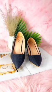 2inch Heels Casual Office Chunky Style Pointed Toe Womens Heels GAC288