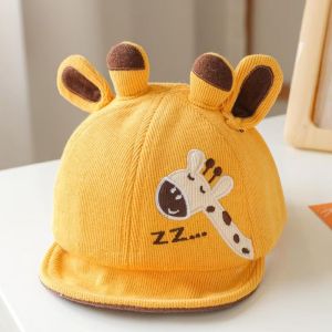 CAE - Topi Bisbol Anak Laki Perempuan 0-2 Tahun Sleepy Animal Baseball Hat Import