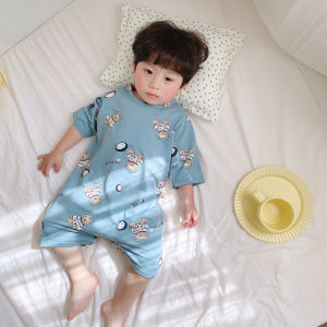 Pure Cotton Vải Bông Em Bé Đồ Ngủ Mùa Hè Nhẹ Áo Liền Quần Dài Tay Cho Trẻ Em Áo Choàng Ngủ Hoạt Hình Quần Áo Gia Đình Túi Ngủ Cho Trẻ Sơ Sinh