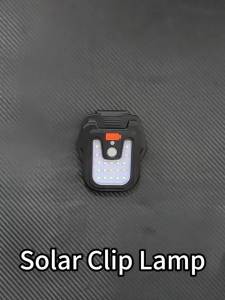 Đèn LED Năng Lượng Mặt Trời Có Thể Sạc Lại Chống Nước IP65 Có Kẹp 4 Chế Độ Ánh Sáng Đèn Cảm Biến Cho Sân Vườn Hàng Rào Tường Cắm Trại