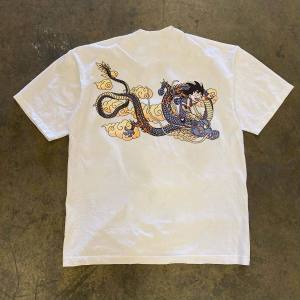 PAZHAOLANG | Plus Size Dragon Ball Print Short Sleeve T-Shirt