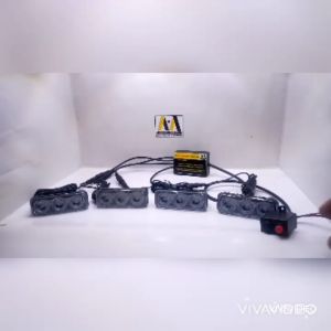strobo 3 mata led blue ion 4 channel 11 mode nyala flash