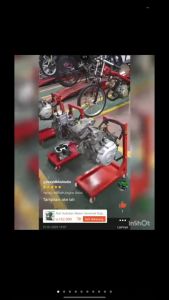 Model Bak Alat Dudukan Mesin Motor ENGINE STAND UNIVERSAL