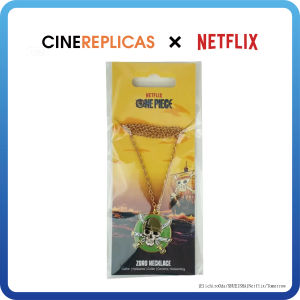 [Cinereplicas x Netflix] One Piece Zoro series pendant anime fashion versatile one piece hip-hop mens and womens titanium steel necklace