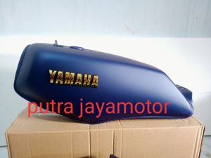cover body bodi fulset Yamaha RX king warna biru doff set emblem RX king emblem Yamaha