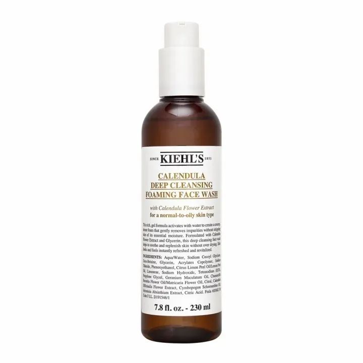 Kiehl's Calendula Deep Cleansing Foaming Face Wash 230ml | Lazada