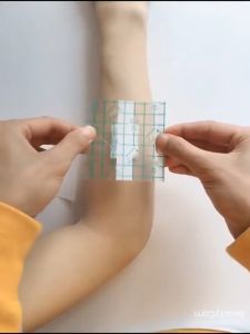 50Pcs PU Medical Waterproof Adhesive Wound Dressing Fixation Tape Cohesive Elastic Bandage Bath