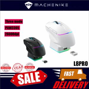 MACHENIKE L8PRO Three Mode Wireless Bluetooth RGB Game Mouse