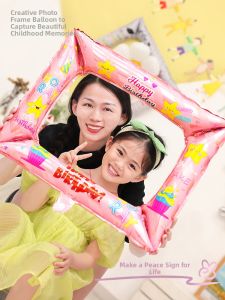 Angel Fly | Happy Birthday Photo Frame Decor Cartoons