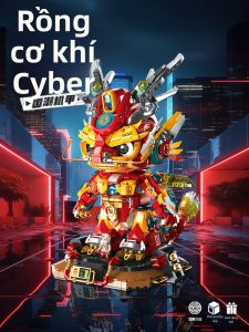 JINGGUAN | For Boys 9-13 Construction Cyber Mech Dragon Building Blocks Toy