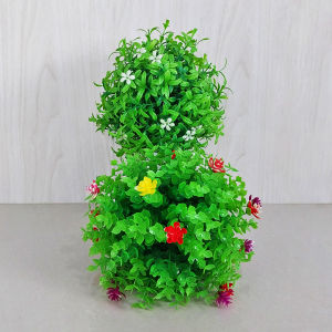 Tanaman Hias Bola Rumput Plastik Ornamen Artificial Flowers Pajangan Dekorasi Gantung COD PBP140