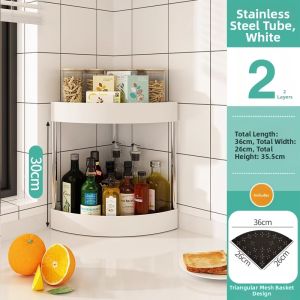 Drill-free Corner Storage Rack