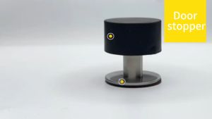 Door Stopper Rubber Sound Dampening Door Bumpers No Drill Non Punch Self Adhesive Door Stop Stainless Steel Door Stopper Floor