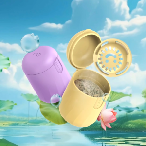 Pastel Herbal Inhaler – Lotus Scent Portable Aromatherapy with Natural Ingredients 2.5g
