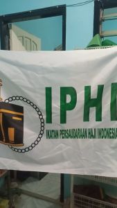 Bendera IPHI Ikatan Persaudaraan Haji Indonesia Rumbai