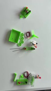 DIY Hand Crank DC Generator Model Fan Kit Science Experiment Education Kids Toy