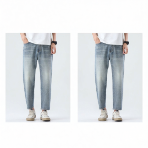 BALENO | Summer Loose Washed Cropped Jeans