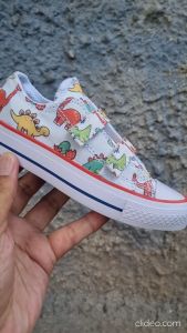 Sepatu Sneakers Anak Laki Laki Perempuan Dino Dinosaurus