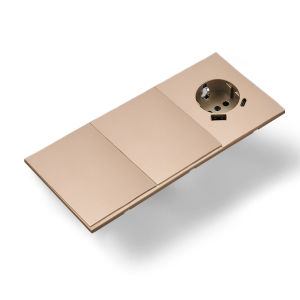 Skin Sensation USB A+C Embedded Integrated Panel Button Light Switch Skin Feel Paint Power Sockets Wall Socket DIY Combination