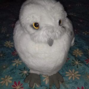 Harry Potter Hedwig Owl Stuffed Toy Puppet Preloved