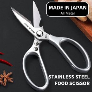 3Pcs Stainless Steel Kitchen Scissors / Chicken Bone Scissors / Kitchen Shears for Vegetable Barbecue Meat Fish