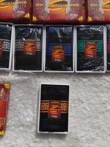 SARUNG TENUN DEWASA MOTIF BENANG EMAS SARUNG BABUSSALAM HITAM SERIES