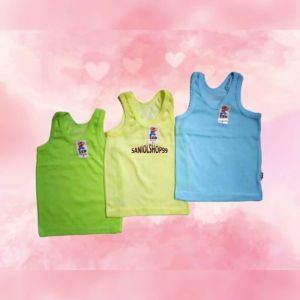 Kaos Kutang ZED KIDS WARNA uk. S 3 pcs