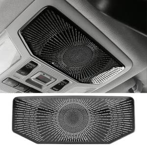Thép Không Gỉ Phía Trước Xe Ô Tô Đèn Đọc Sách & Âm Thanh Tweeter Loa Bao Viền Miếng Dán Cho Xe Toyota RAV4 XA50 2019-2025