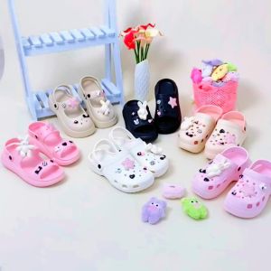 LIMITLESS Aksesoris Boneka Lepas Pasang Pin Sandal Slop Charm Korean Style Lucu Terbaru 2025