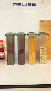 Pelise Airtight Food Storage Containers - Tall for Pantry & Kitchen Organization Pasta Spaghetti Noodles Cereal