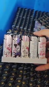 库洛米凯蒂防风打火机 – 充气铁壳 Kuromi & Hello Kitty Lighter – Windproof Refillable Metal