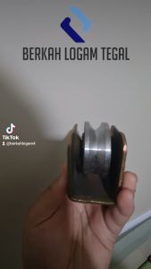 Roda pintu pagar 6 cm besi as super