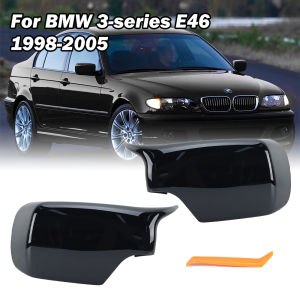 Side Mirror Cover For BMW E46 4-Doors 316i 318i 318d 320d 320i 323i 325i 328i 330d 330i 1998 1999 2000 2001-2005 Car Accessories