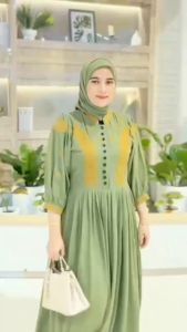 Gamis Ceruti Busui Friendly & Azizah Dress Terbaru 2024