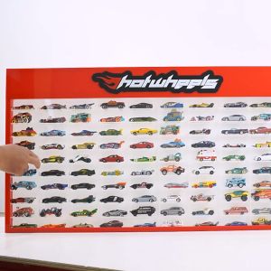 RAK HOTWHEELS ACRYLIC ISI 100 DENGAN LOGO MODEL LANDSCAPE SKALA 1:64
