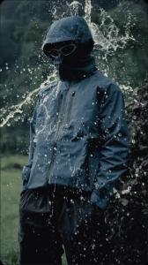 JAKET PARASUT GORPCORE HITAM JAKET PARASUT ANTI AIR