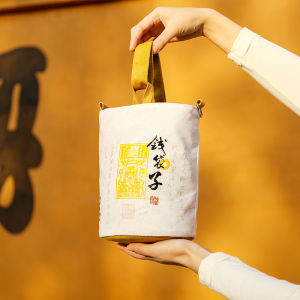 Túi Đựng Tiền Đỏ Mới Năm Rắn Của Hangzhou District Túi Đựng Tiền Lễ Đón Năm Mới Nhiều Chức Năng Túi Vải Canvas Một Bao Bốn Vai