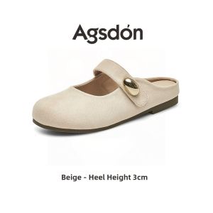 Agsdon | Pregnant-friendly Slip-on Mule Shoes