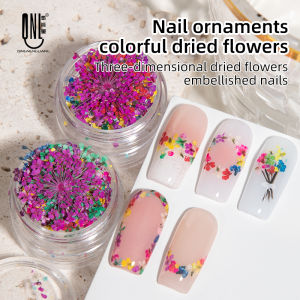 RS NAIL 3D Nail Art Dried Flower Natural Floral Mixed Lace Dry Flower DIY Nail Art Flowers Decoration Creative Manicure Supplies