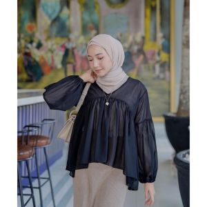 Dealova blouse outer atasan wanita ceruty babydoll premium(COD)