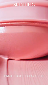 SKINTIFIC Niacinamide Bright Boost Clay Mask Stick 40g มาร์คหน้า กระจ่างใส ผิวขาวกระจ่างใส